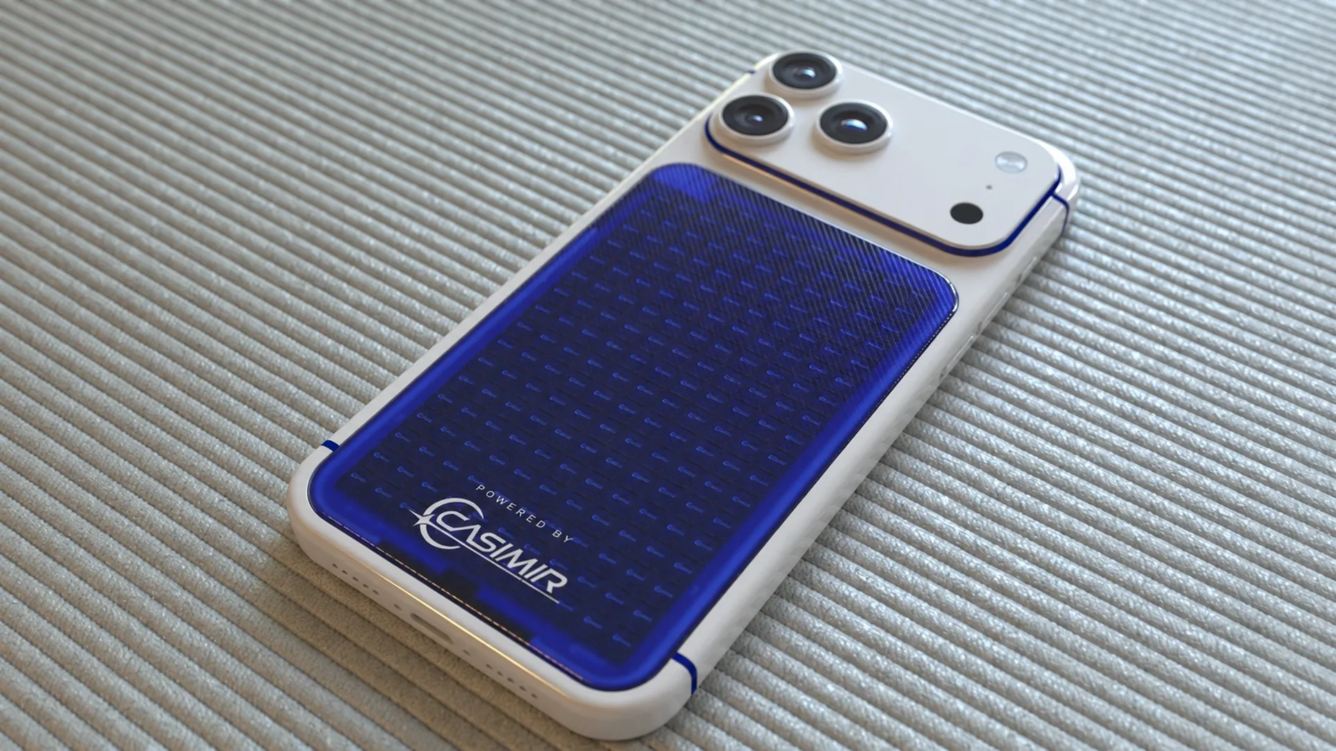 Concept render of a phone-scale power pack powered by Casimir's MicroSparc chip